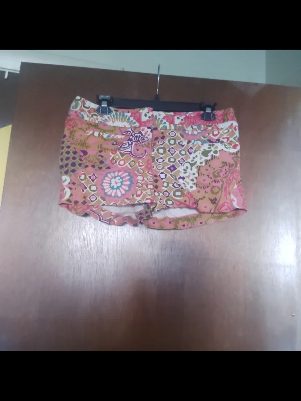 J.CREW multicolored Paisley Print Chino Shorts - Size 8